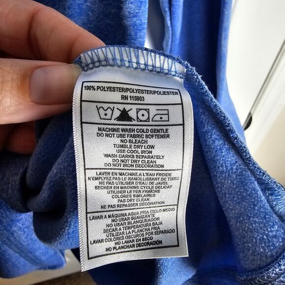 Bermuda Sands 1/4 Zip Golf Pullover-Blue-Men's L - Picture 4 of 7